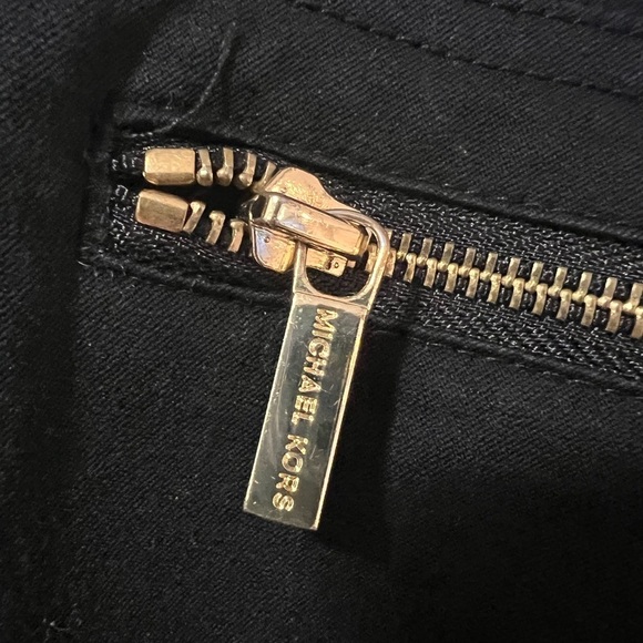 Michael Kors Black Skinny Jeans Gold Hardware Size 2 - Picture 5 of 6